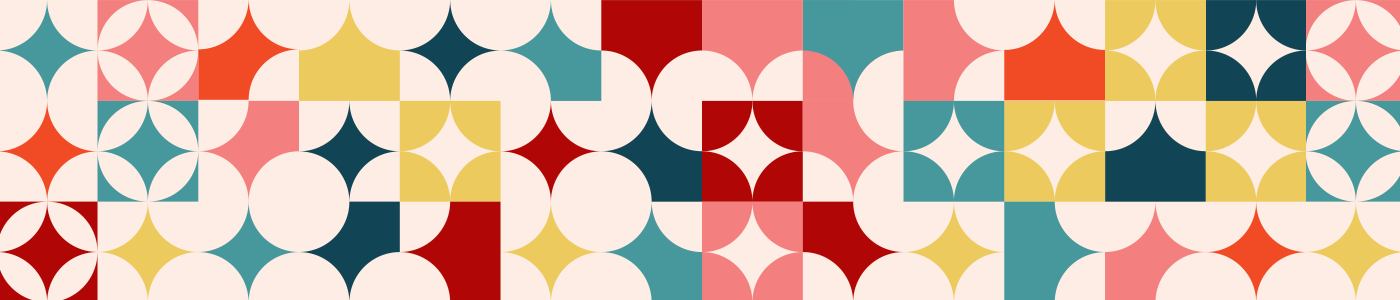 abstract graphic illustration of rainbow colors